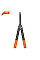 Ножиці для кущів із прямими лезами 20см, SUPER LIGHT FIBERGLASS, V-SERIES, KT-V1160
