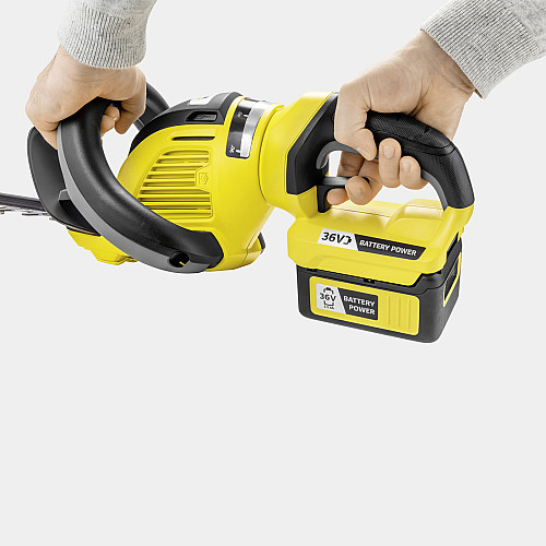 Кущоріз акумуляторний Karcher HGE 36-60 Battery 36В лезо 60см крок різу 26мм 3.3кг без АКБ та ЗП