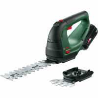 Bosch Ножницы для травы аккумуляторные AdvancedShear 18V-10 + насадка кусторез 10/20см шаг реза 8мм 1xPBA 2.0Ah 2.45кг
