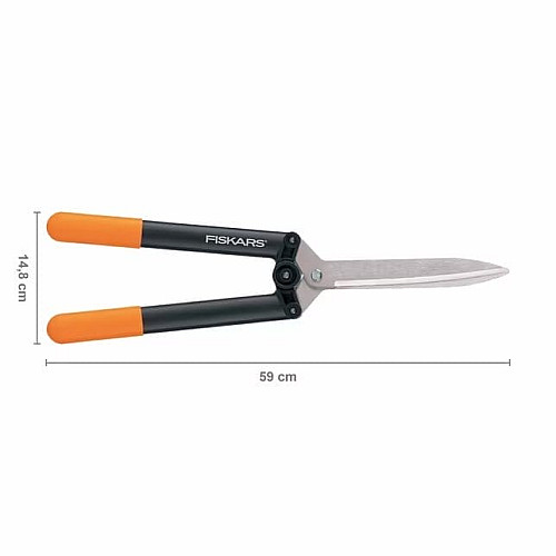 Кусторез Fiskars PowerLever HS52 для живой изгороди (1001564)