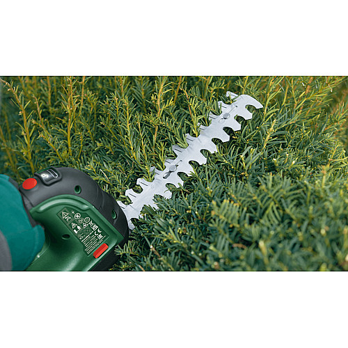 Ножиці для трави акумуляторні Bosch AdvancedShear 18V-10 + насадка кущоріз 10/20см крок різу 8мм 1xPBA 1x2.0А·год 2.45кг