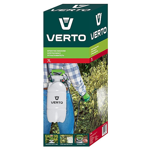 Обприскувач ручний Verto 7л 3бар 0.9л•хв 1.45кг
