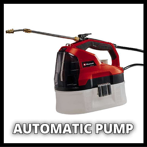 Опрыскиватель аккумуляторный Einhell GE-WS 18/35 Li - Solo PXC 18В 3.8л 1л/мин 2.2кг (без АКБ и ЗУ)