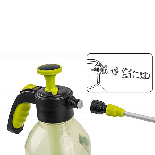 Пневматичний обприскувач 2л, AQUA SPRAY CLEAR, AS0200CL