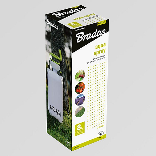Пневматический опрыскиватель AQUA SPRAY, 8л, длина штанги 57 см, AS0800