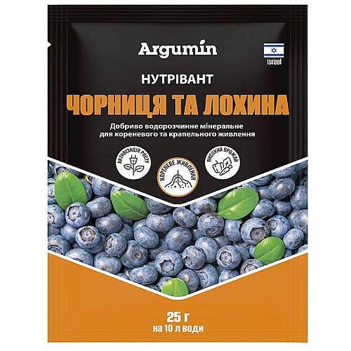 Добриво водорозчинне Нутрівант Чорниця та лохина Аргумін 25 гр