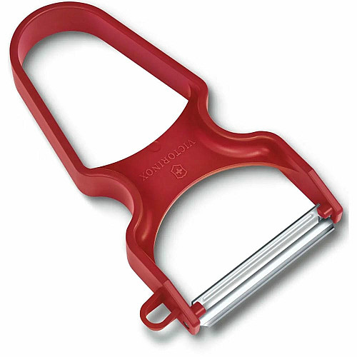 Овочечистка Victorinox Rapid пряме лезо, 109x65x13 мм, червона, коробка