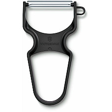 Овощечистка Victorinox Rapid прямое лезвие, 109x65x13 мм, черная, коробка