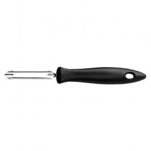 Кухонний ніж Fiskars Essential Black з рухомим лезом для чищення овочів 6 см, з чорн. ручкою (1065586)
