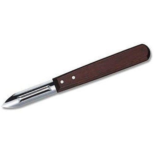 Овощечистка Victorinox 2 лезвия из деревьев. ручкой, коричневая