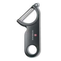 Овочечистка Victorinox Swiss гладке лезо, чорна