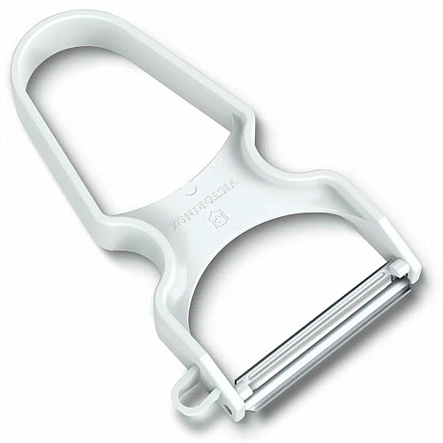 Овочечистка Victorinox Rapid пряме лезо, 109x65x13 мм, біла, коробка