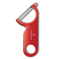 Овочечистка Victorinox Swiss гладке лезо, червона