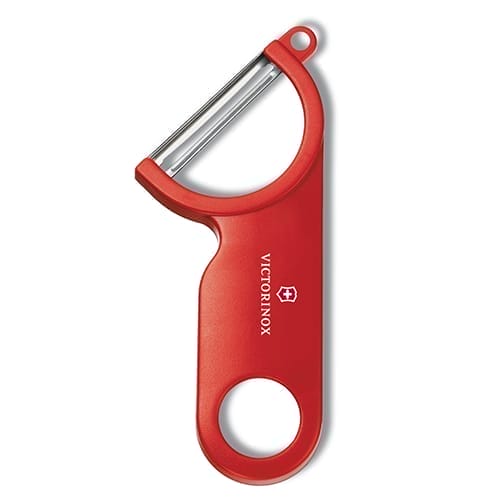 Овочечистка Victorinox Swiss гладке лезо, червона