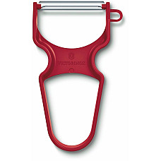 Овочечистка Victorinox Rapid пряме лезо, 109x65x13 мм, червона, коробка