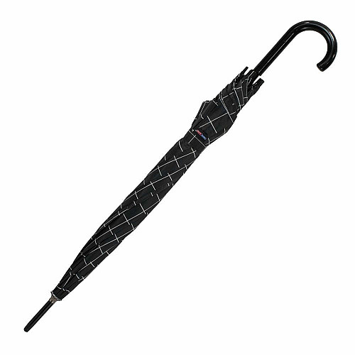 Зонтик Semi Line Grid Black (L2037-5)