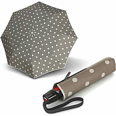 Зонт складний Knirps T.200 Medium Duomatic Dot Art Taupe