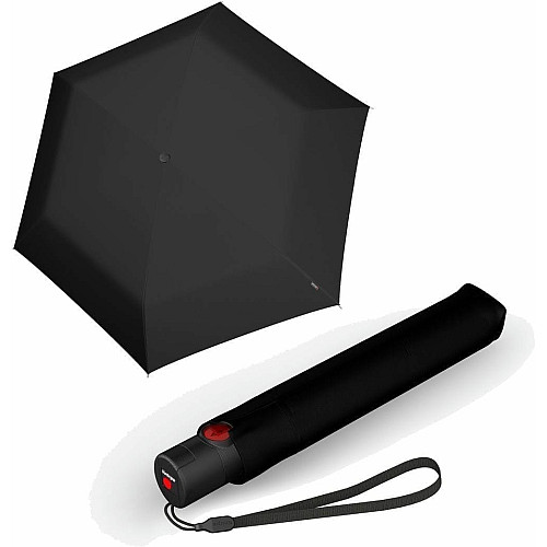 Зонтик складний Knirps U.200 Ultra Duomatic Black