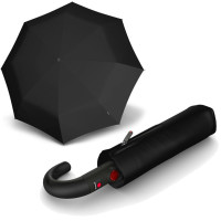 Зонтик складний Knirps T.260 Medium Duomatic Crook Handle Black