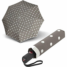 Парасоля складана Knirps C.205 Medium Duomatic Dot Art Taupe