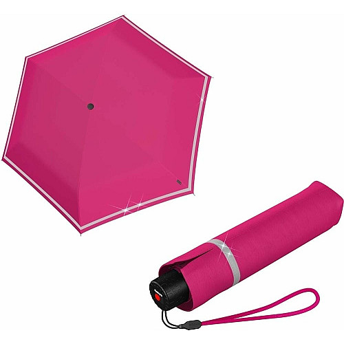 Зонтик складний Knirps Rookie Manual Flamingo Reflective
