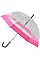 Парасолька Semi Line Transparent-Pink (2507-5)