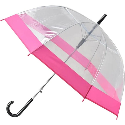 Парасолька Semi Line Transparent-Pink (2507-5)