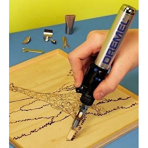Паяльник газовий Dremel Versatip 2000-6 VersaTip 1200°C паливо 17мл п'єзо 6 насадок 0.95кг