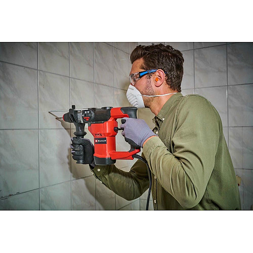 Перфоратор Einhell TC-RH 28 3F, 950 Вт, SDS+, бочковий, 3.5 Дж, 990 об/хв, кейс, 4.77 кг