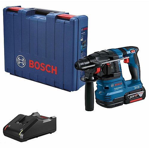 Перфоратор аккумуляторный Bosch GBH 185-LI SDS-Plus 18В акб 1х4А·час 1.9Дж 2.3кг