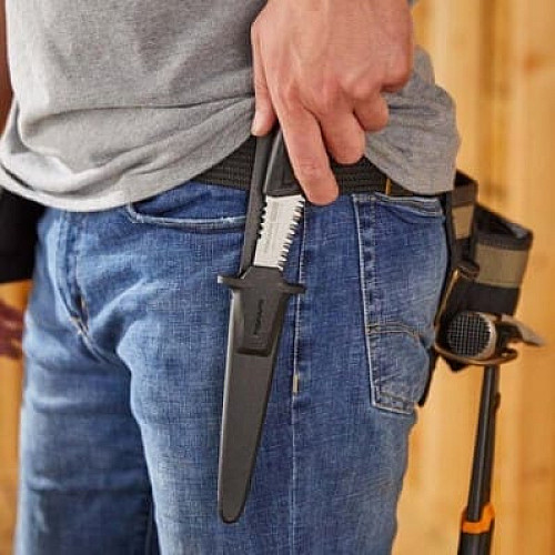 Пила усиленная складная Fiskars Pro PowerTooth с тройной заточкой 150 мм 8 TPI (1062935)