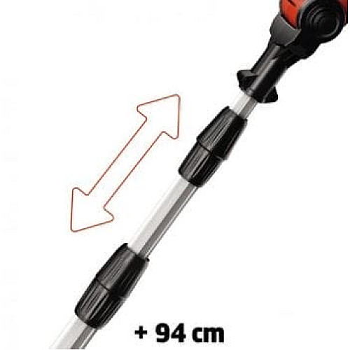 Высоторез цепной аккумуляторный Einhell GE-LC 18 LI T-Solo 18В PXC шина 20см штанга 183-277см 5.3кг без АКБ и ЗП