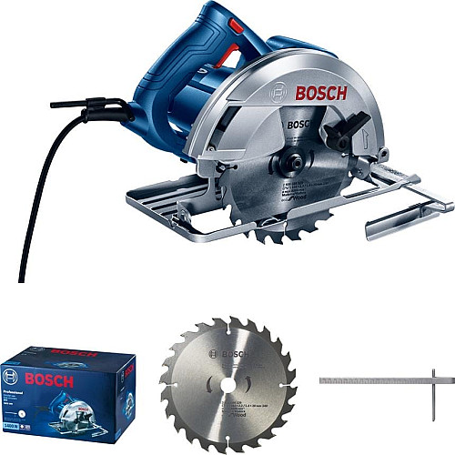 Пила дисковая Bosch GKS 140 1400Вт 184мм 3.7кг 20мм + пильный диск Eco for wood