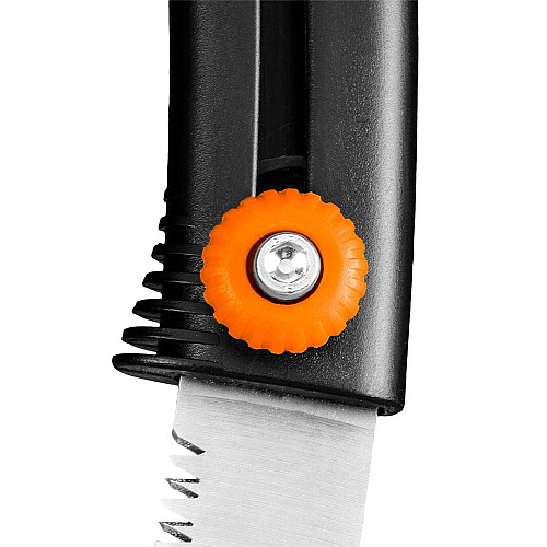 Пила садова Neo Tools, 15см, висувне полотно, 3D зуби, сталь 65Mn, кріплення для пояса, 0.09кг