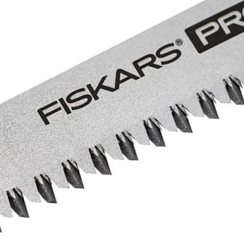 Пила универсальная складная Fiskars Pro PowerTooth 2 холста (металл, дерево) 150 мм 13/24 TPI (1062934)