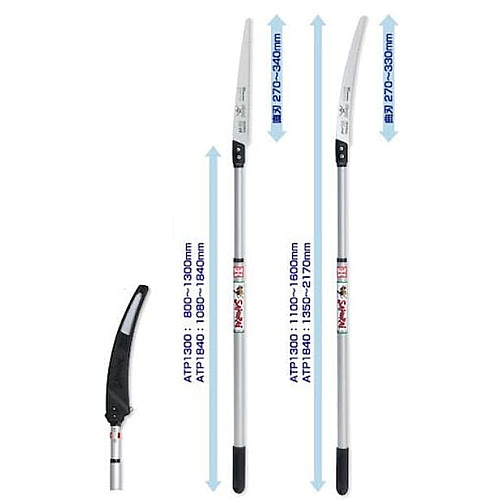 Пила Samurai з телескопічною ручкою ATP1840+GC331