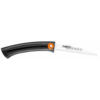 Пила садова Neo Tools, 15см, висувне полотно, 3D зуби, сталь 65Mn, кріплення для пояса, 0.09кг