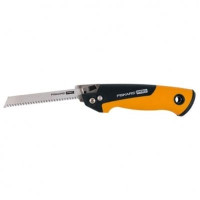 Пила универсальная складная Fiskars Pro PowerTooth 2 холста (металл, дерево) 150 мм 13/24 TPI (1062934)