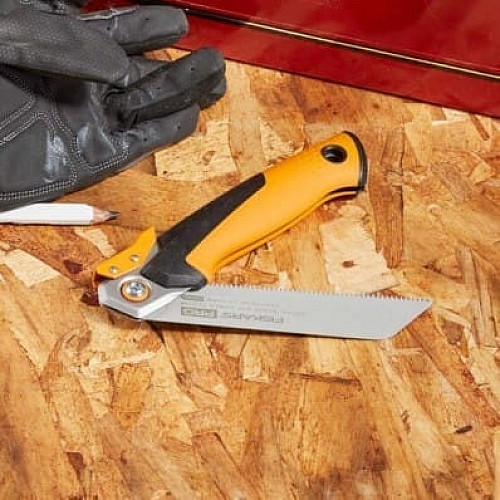 Пила складна Fiskars PowerTooth 150 мм, 19 TPI (1062932)