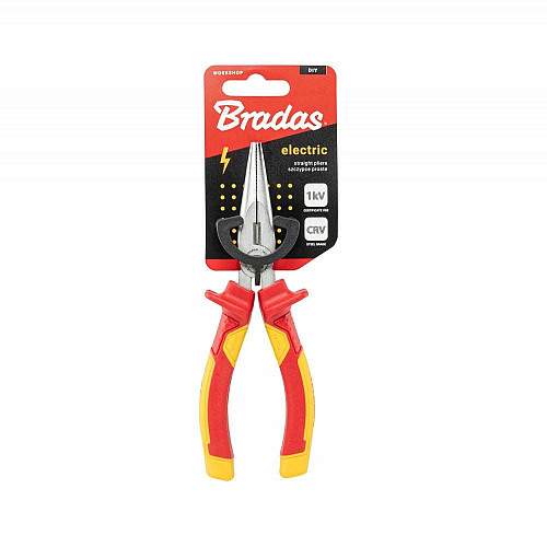 Плоскогубцы прямые, ELECTRIC, 160 мм, 1кВ VDE, DIY-PL1012/6