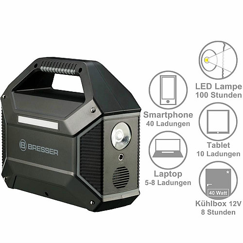 Портативная зарядная станция Bresser Portable Power Supply 100 Watt (3810000)