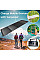Портативное зарядное устройство солнечная панель Bresser Mobile Solar Charger 120 Watt USB DC (3810070)
