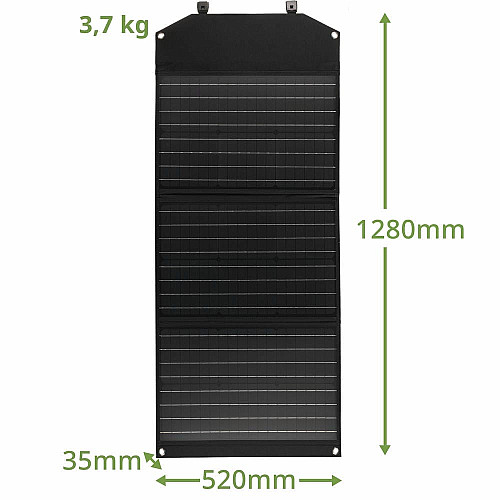 Портативное зарядное устройство для солнечной панели Bresser Mobile Solar Charger 90 Watt USB DC (3810060)