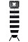 Гладильная доска Rolser K-TRES Black Tube 120х38 см Lido-Blanco/Negro (K03016-2064)