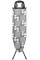 Дошка для прасування Rolser K-22 Black Tube Logos Gris (K06016-2063)