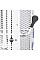 Дошка для прасування Casa Si Lady 122x38 White/Blue Laquer (CS93574R267)