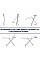 Дошка для прасування Casa Si Lady 122x38 White/Blue Laquer (CS93574R267)