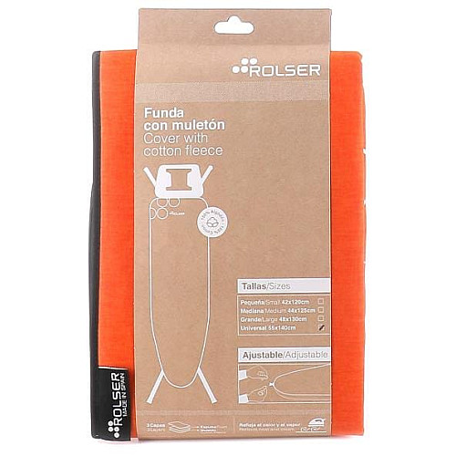 Чохол для прасувальної дошки Rolser Muleton Mandarina 140 x 55 см (FUR004-2089)
