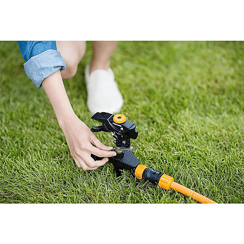 Дощувач Fiskars імпульсний, металевий, з механізмом увімк./вимк (1023658)