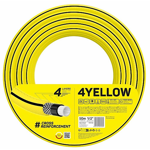 Cellfast Шланг садовый 4YELLOW 1/2